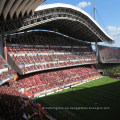 Estructura de acero de armadura prefabricada estadios de fútbol grandes